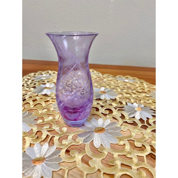 Caithness Vintage Scottish Glass Vase from Scotland, Vintage Vases - Picture 10 of 10